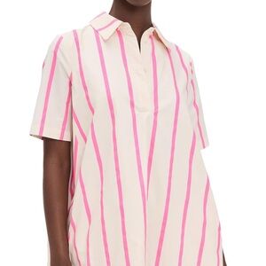 English Factory Pink Striped Button Down Shirt